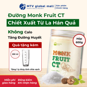 Đường ăn kiêng La hán quả Organic Hữu cơ MonkFruit CT Pharma 600 gram 200.000₫