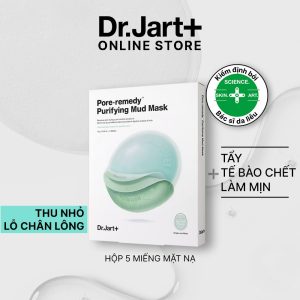 (Hộp 5 miếng) Mặt nạ bùn làm sạch lỗ chân lông Dr.Jart+ Pore Remedy | PHA | Giảm mụn đầu đen & dầu thừa| Cho da nhạy cảm 540.000₫