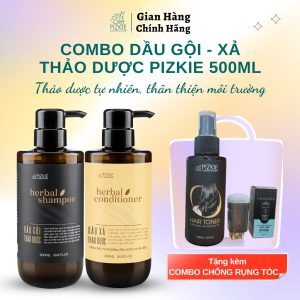 Dầu Gội Đầu Thảo Dược PIZKIE 300ml Dầu Gội Bồ Kết Giúp Tóc Chắc Khỏe Sạch Gàu 191.250₫