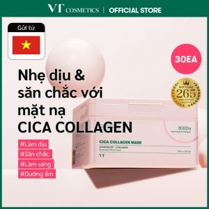 [VT] Hộp Mặt Nạ CICA Collagen 30 Chiếc Dùng Hàng Ngày [Cửa Hàng Chính Hãng] 558.552₫