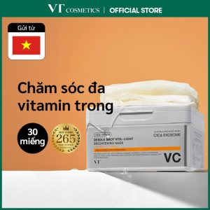 [VT] Hộp Mặt Nạ Làm Trắng VITA-light 30 Chiếc Chứa Vitamin C [Cửa Hàng Chính Hãng] 549.840₫
