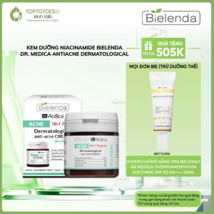 [HÀNG NHẬP KHẨU] Kem dưỡng Niacinamide Bielenda Dr. Medica Antiacne Dermatological giảm mụn, mờ thâm 210.000₫