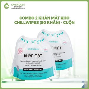 [HÀNG CHÍNH HÃNG] Khăn mặt khô Chillwipes dùng 1 lần, mềm mịn - vệ sinh - tiện dụng 40.000₫