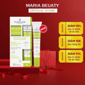Gel Chấm Mụn Floslek Anti Acne 24h System Spot Gel Cho Da Dầu Mụn Hỗn Hợp Tuýp 20ml 185.000₫